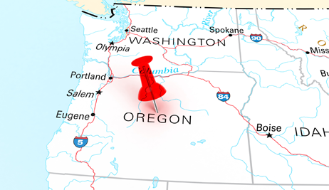 Oregon Map 0318 