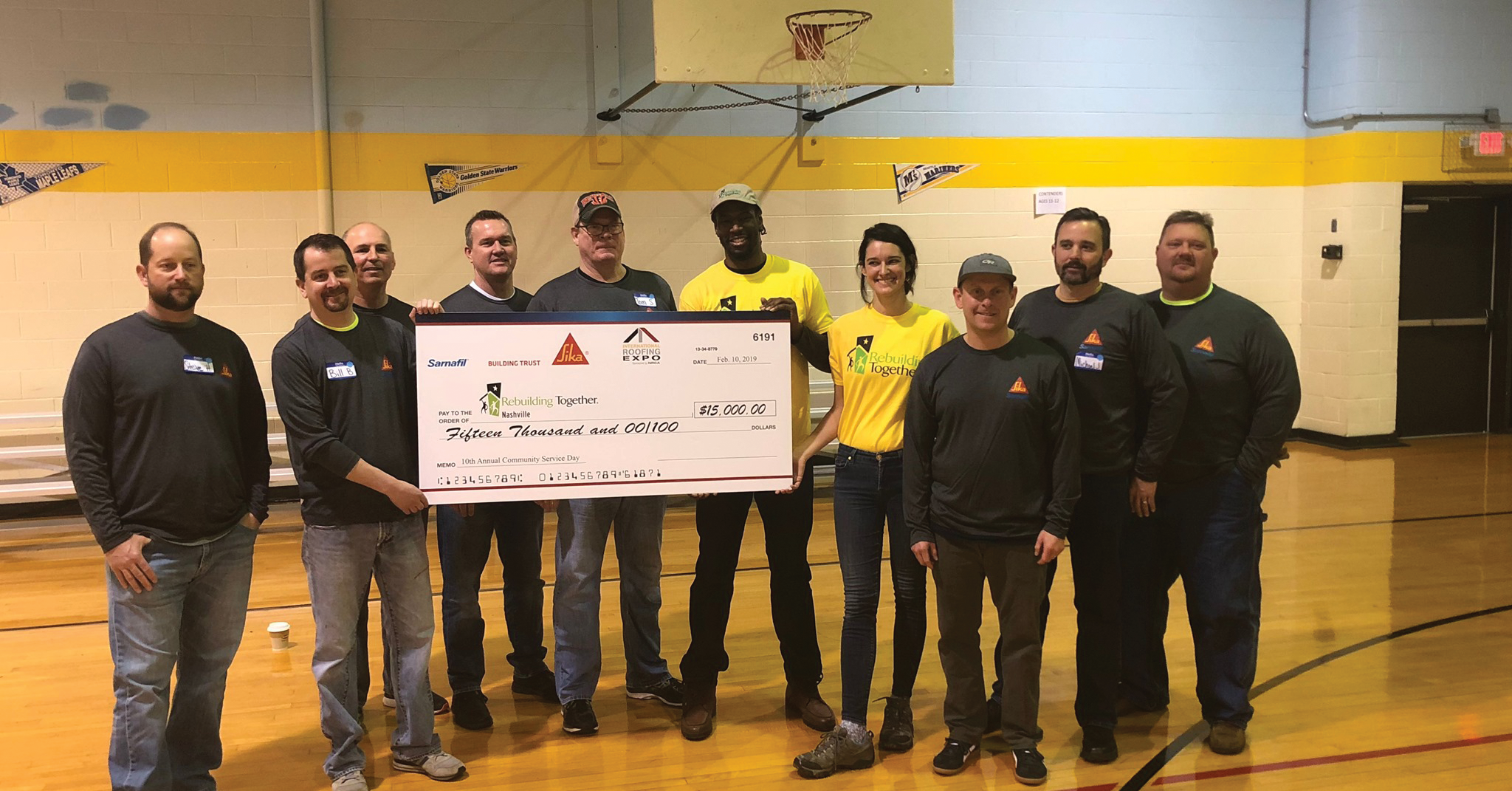 Sika Sarnafil celebrates its tenth year supporting the International Roofing Expo and Rebuilding Together’s annual community service day.