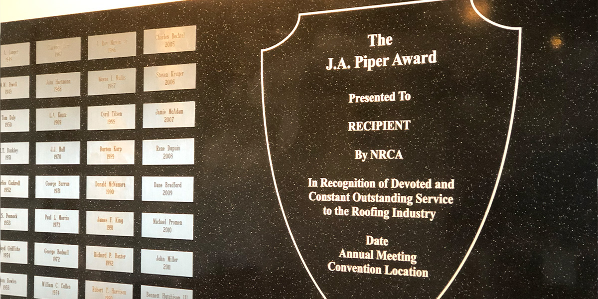 NRCA J.A. Piper Award