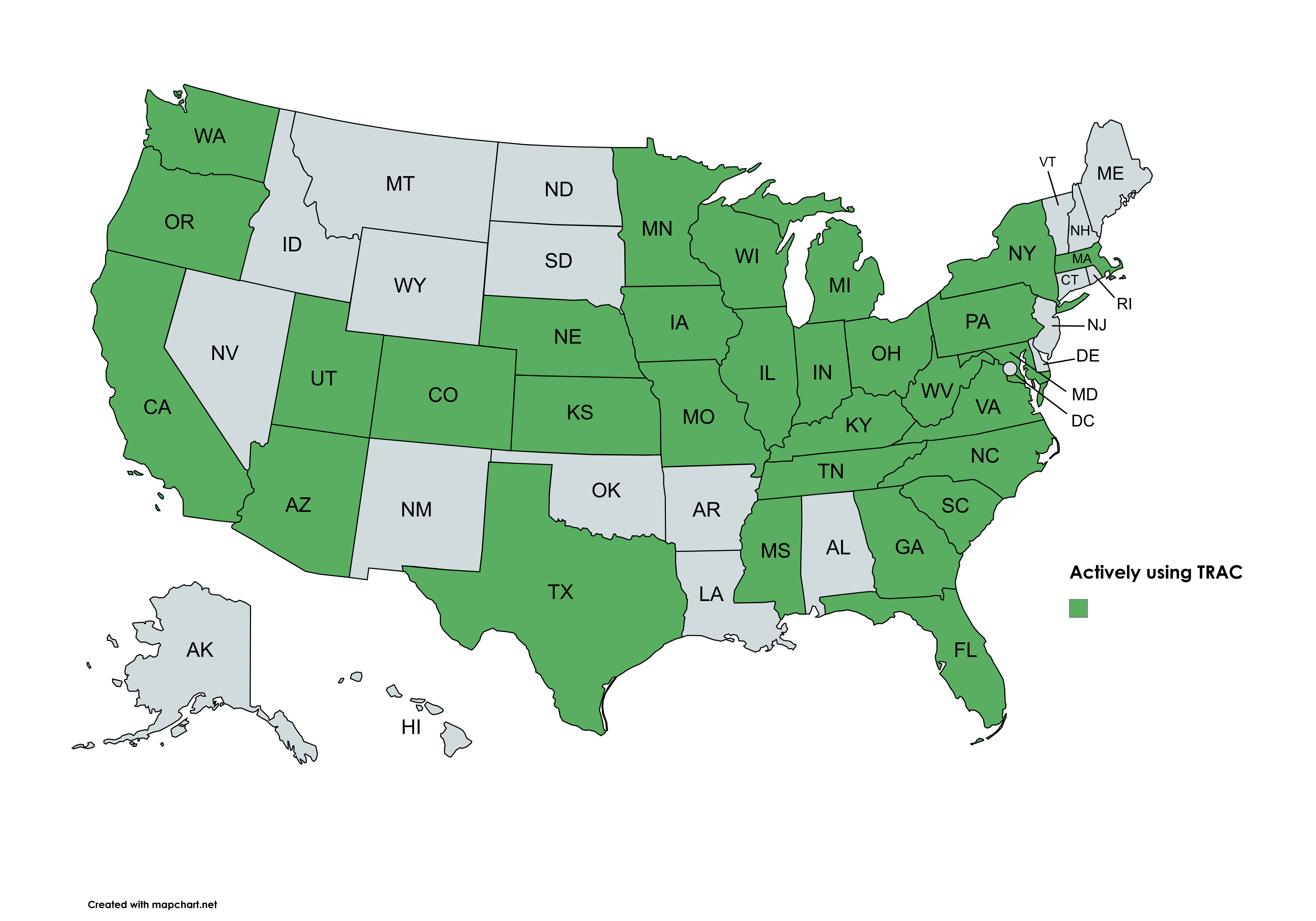 TRAC MAP